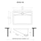 Ruvati 20 x 14 inch Gunmetal Black Stainless Steel Undermount Ramp Bathroom Sink Stainless Steel RVH6140BL - alternate 4